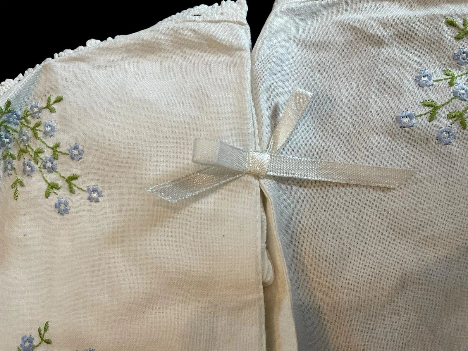 New Blarney Wollen Mills Cotton Embroidered Tissue Box Covers Floral | eBay