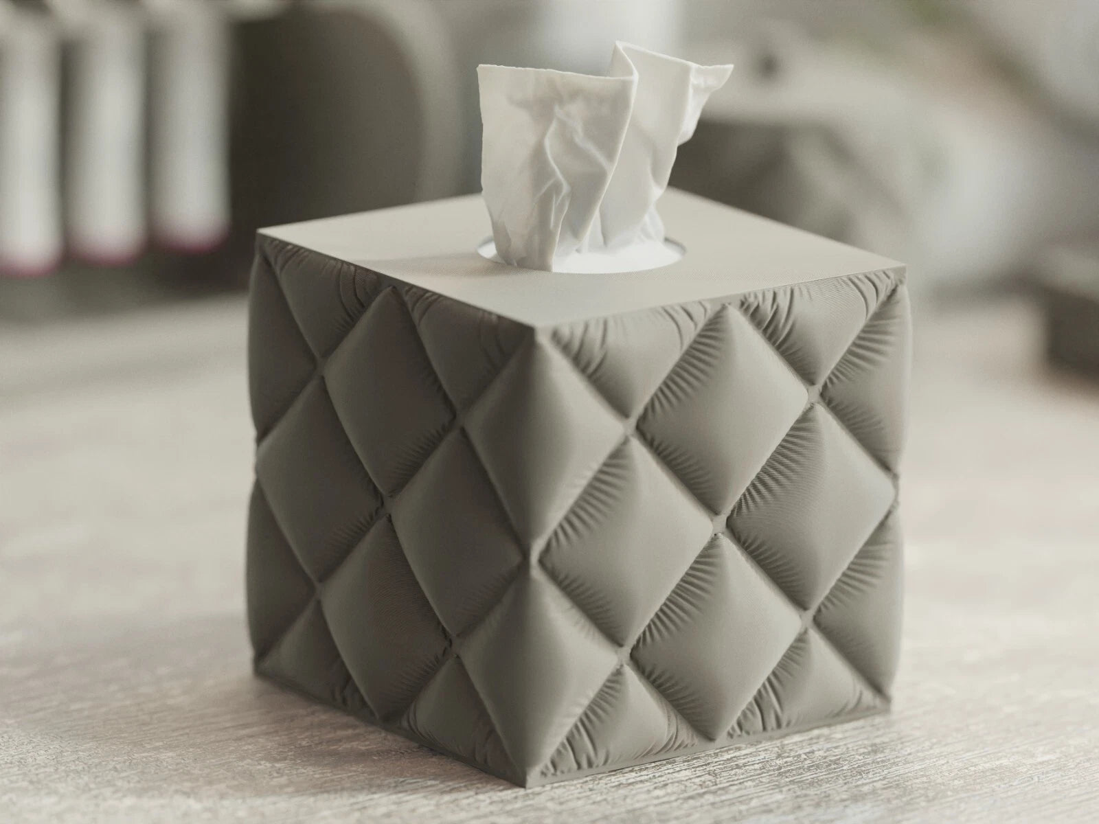 Square Tissue Box Cover with a Pillow look | eBay