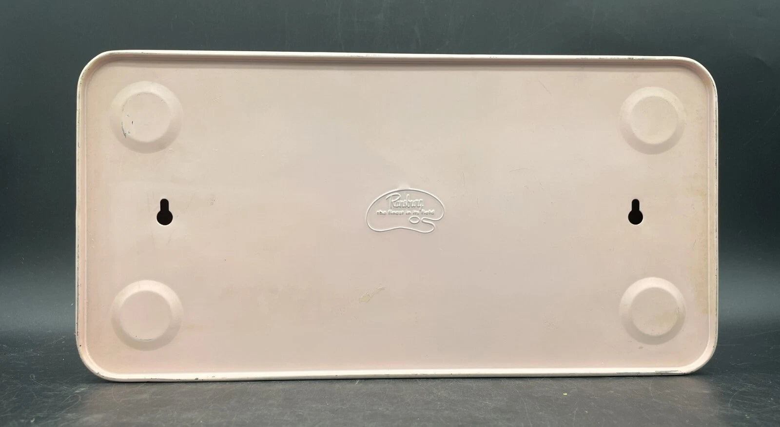 Vintage Ransburg 1950s MCM Hand Painted Pink and Gold Swirl Metal Tissue Box | eBay