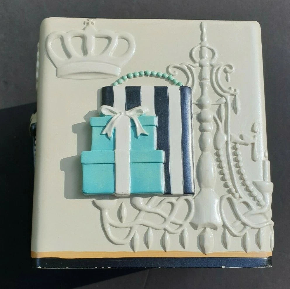 Avanti Fabulous Bath Tissue Box Cover Powder Room Paris Chic | eBay