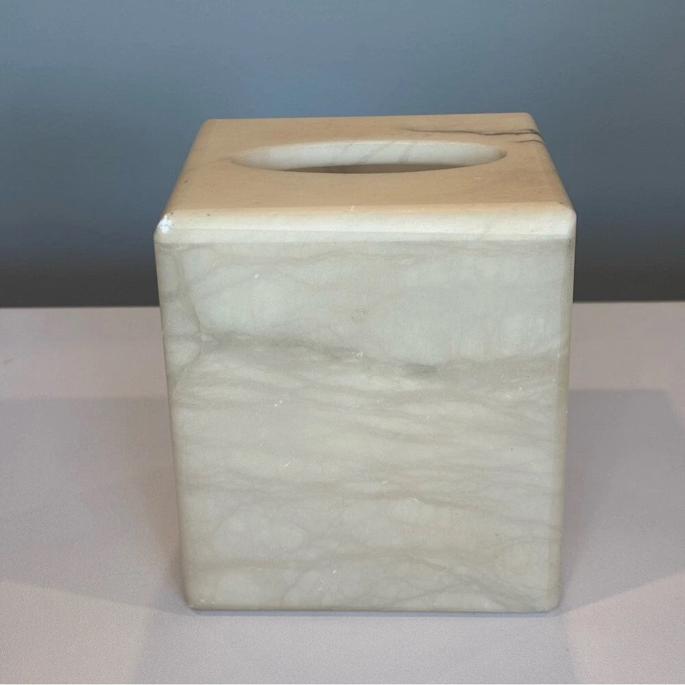 LABRAZEL Luxury Tissue Box/Tissue Cover Alisa Cream in Alabaster Made in Italy | eBay