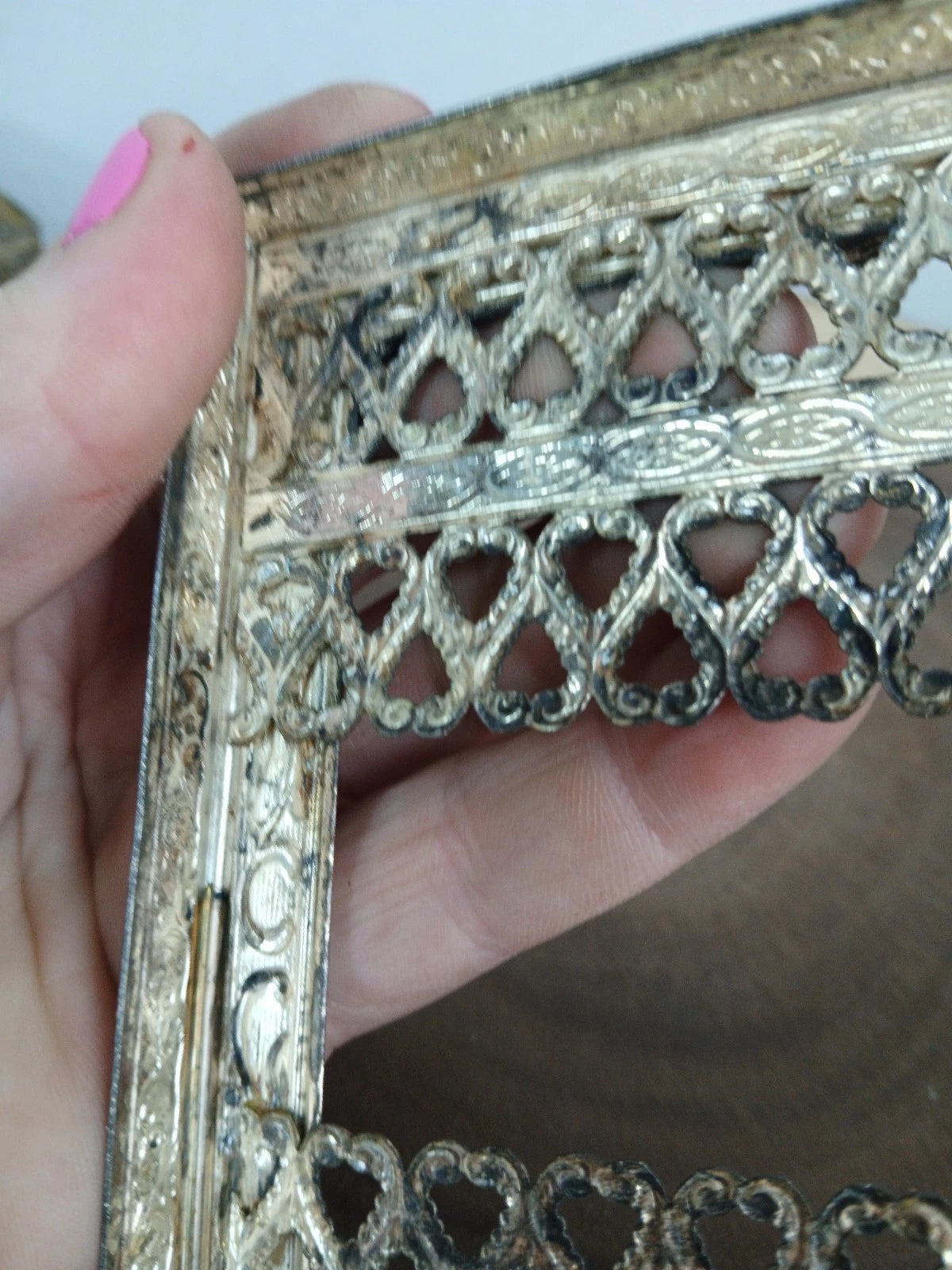 Vintage Gold Tone Tissue Box w/Claw Feet (2 pc.) "READ" | eBay