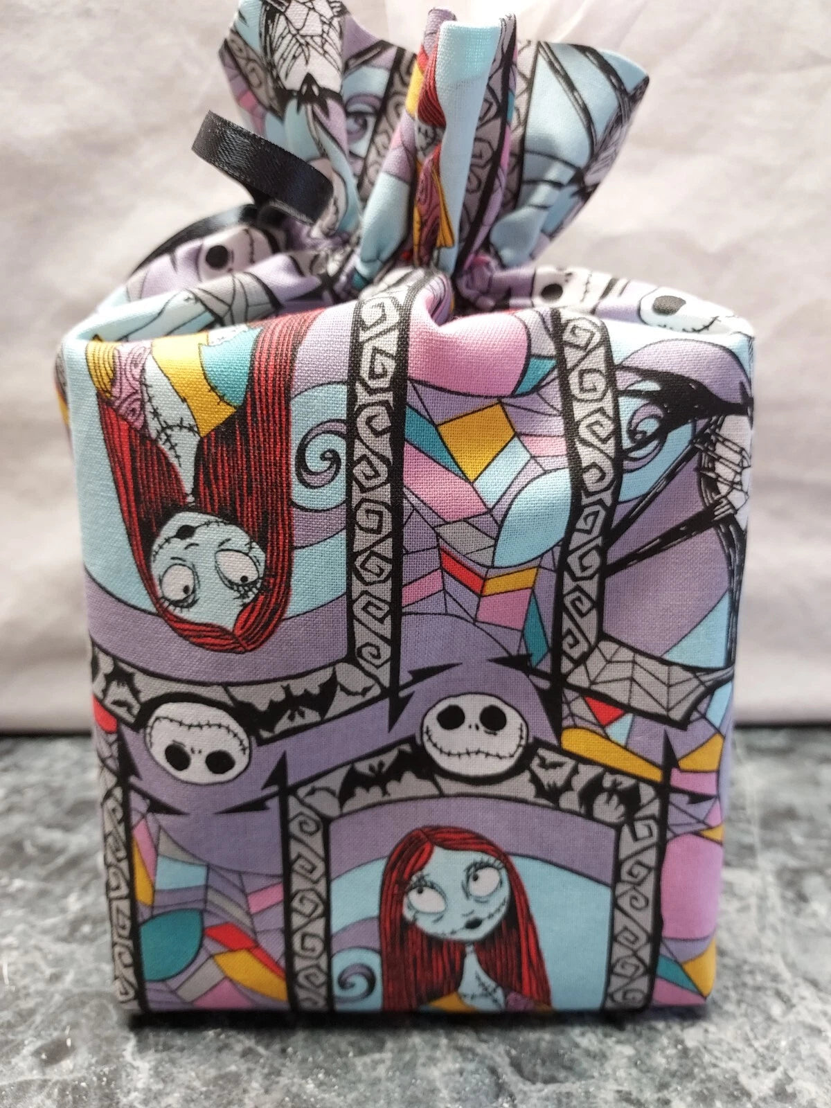 Nightmare Before Christmas cotton Fabric handmade square Tissue Box Cover | eBay