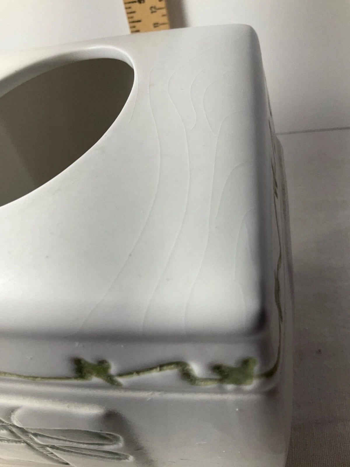 Ceramic decorative, tissue cover, square shape flaws | eBay