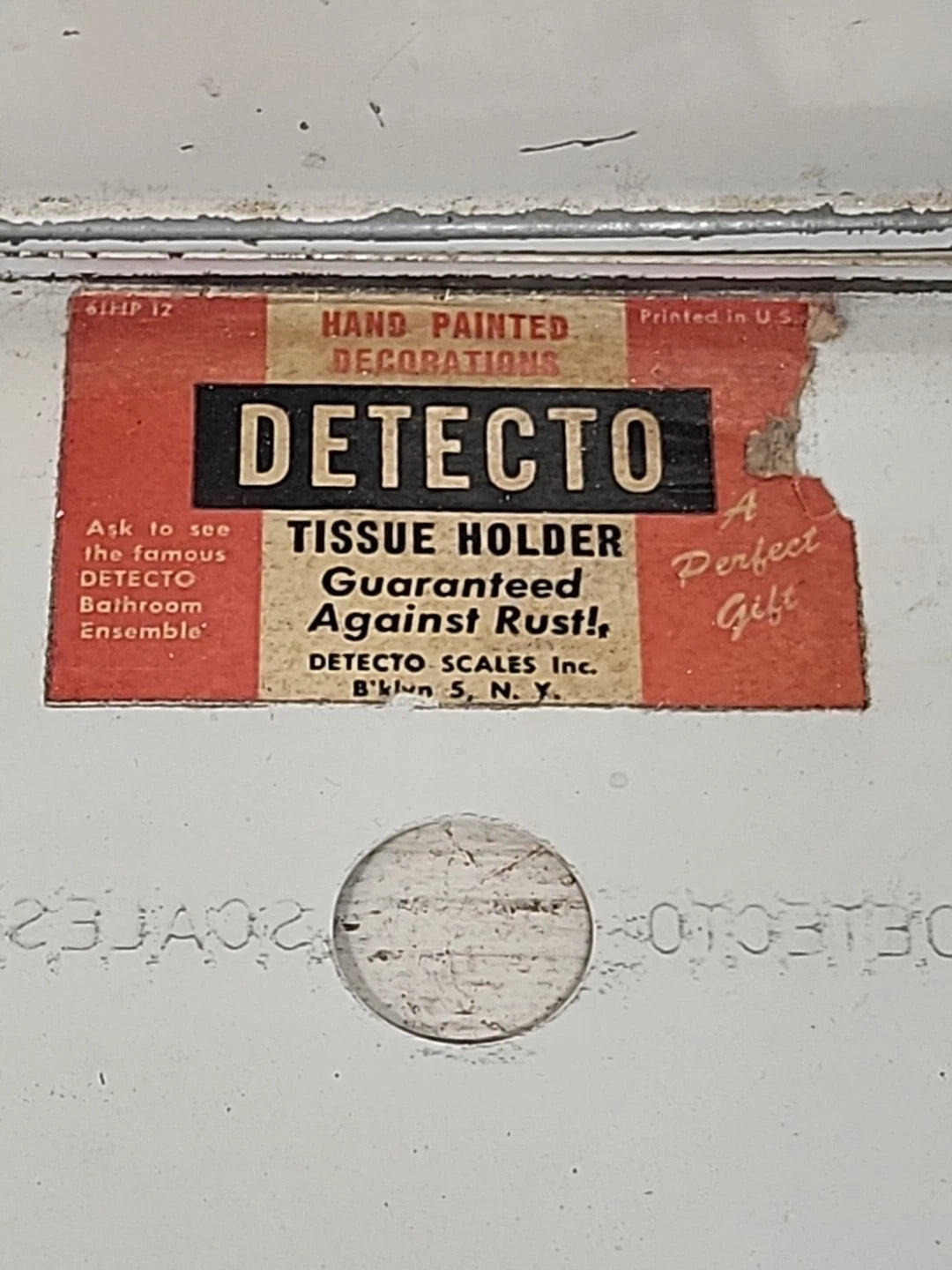 Vintage Tissue Box Holder Metal Wall Mount Floral Tissue cover SHABBY CHIC | eBay