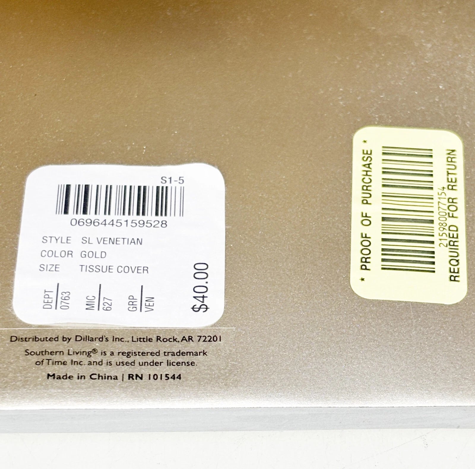 Mirrored Tissue Box Cover & Tooth Brush Holder Venetian Dillards Southern Living | eBay