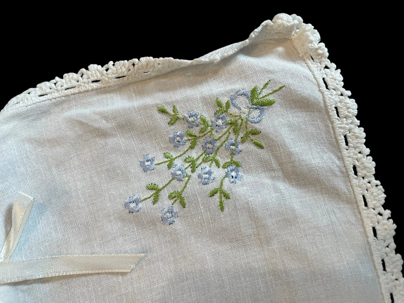 New Blarney Wollen Mills Cotton Embroidered Tissue Box Covers Floral | eBay