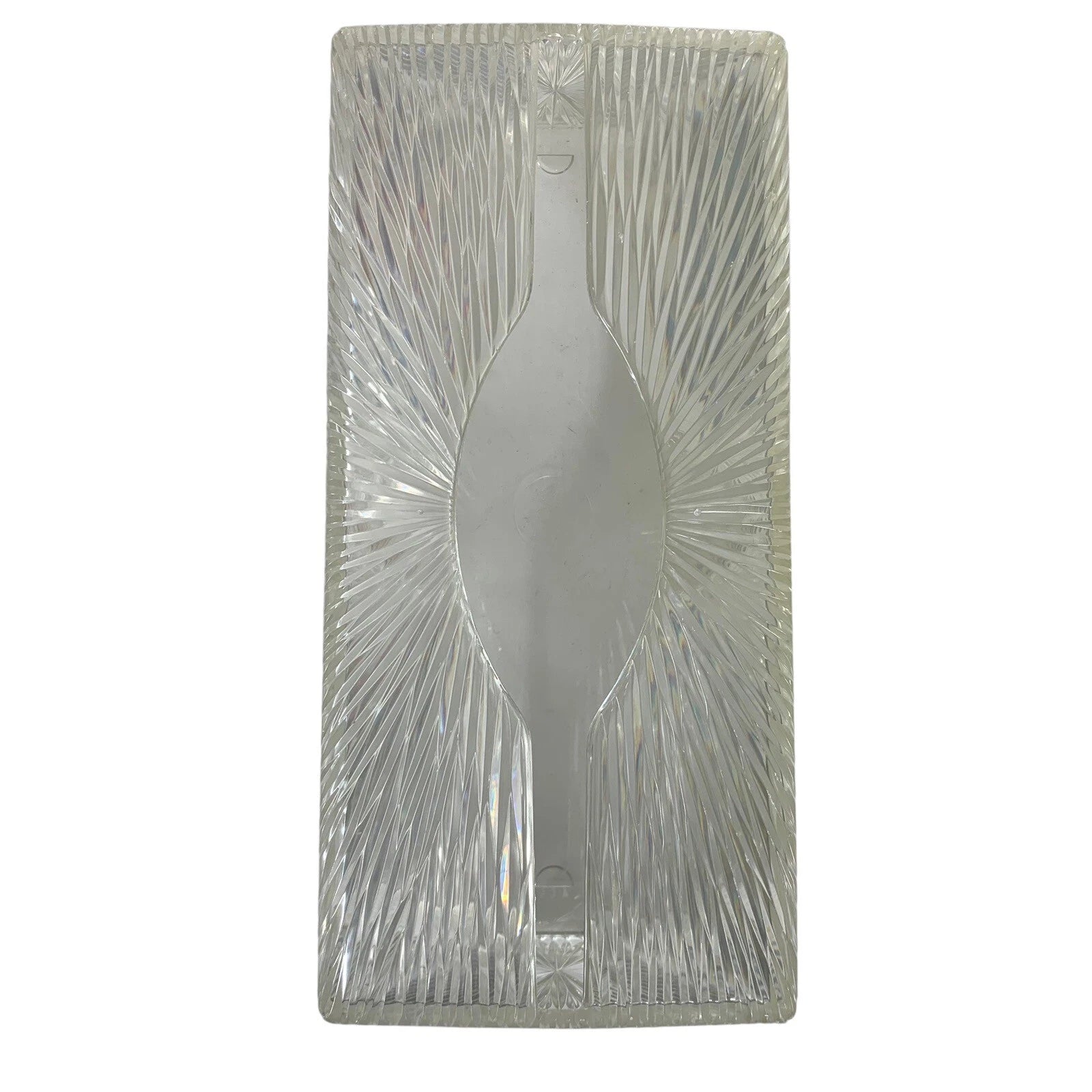 Vintage Tissue Box Holder Clear Plastic Removable Back Wall Hanger Celebrity | eBay