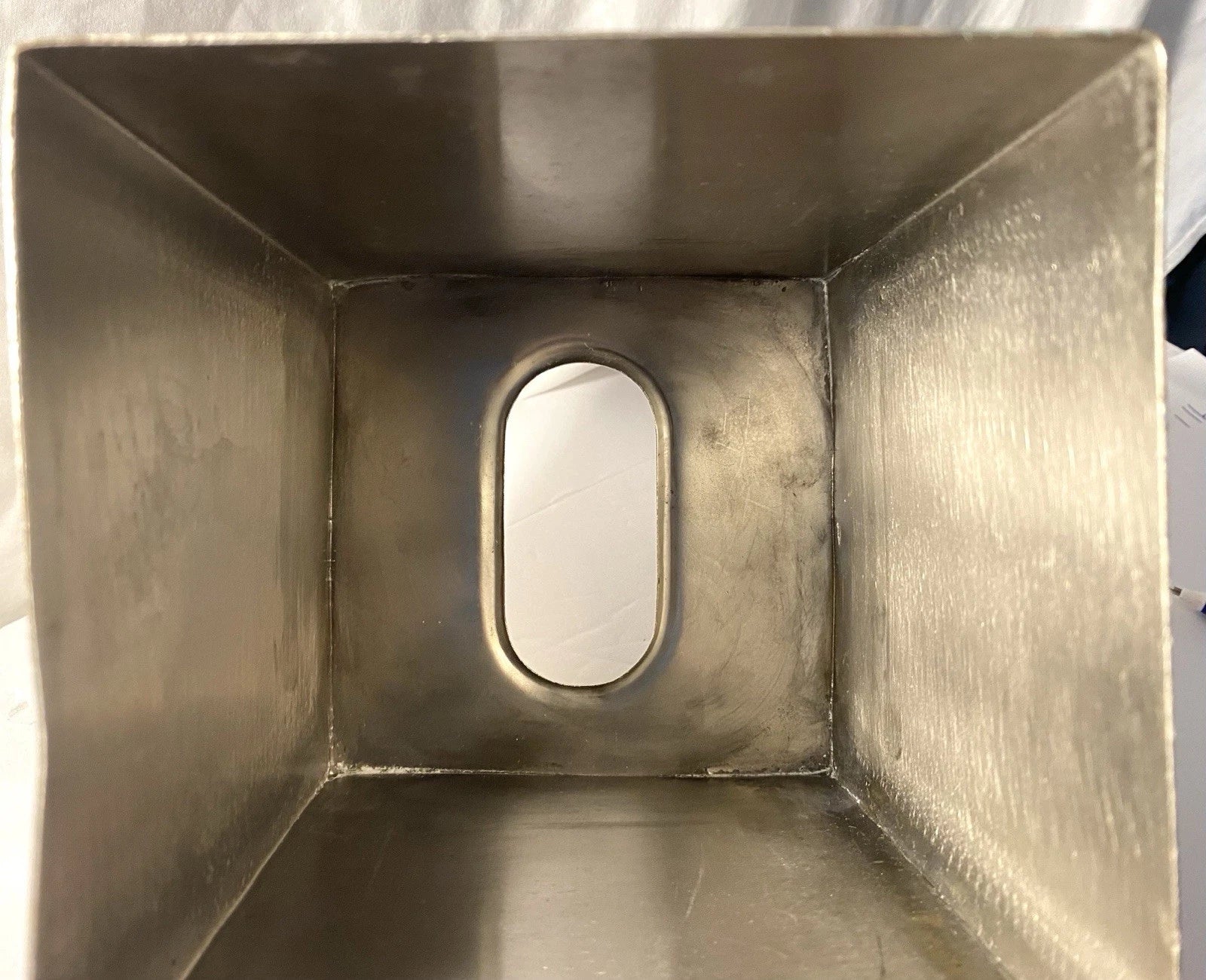 Silver Metal Tissue Box Cover With Design On 2 Sides | eBay