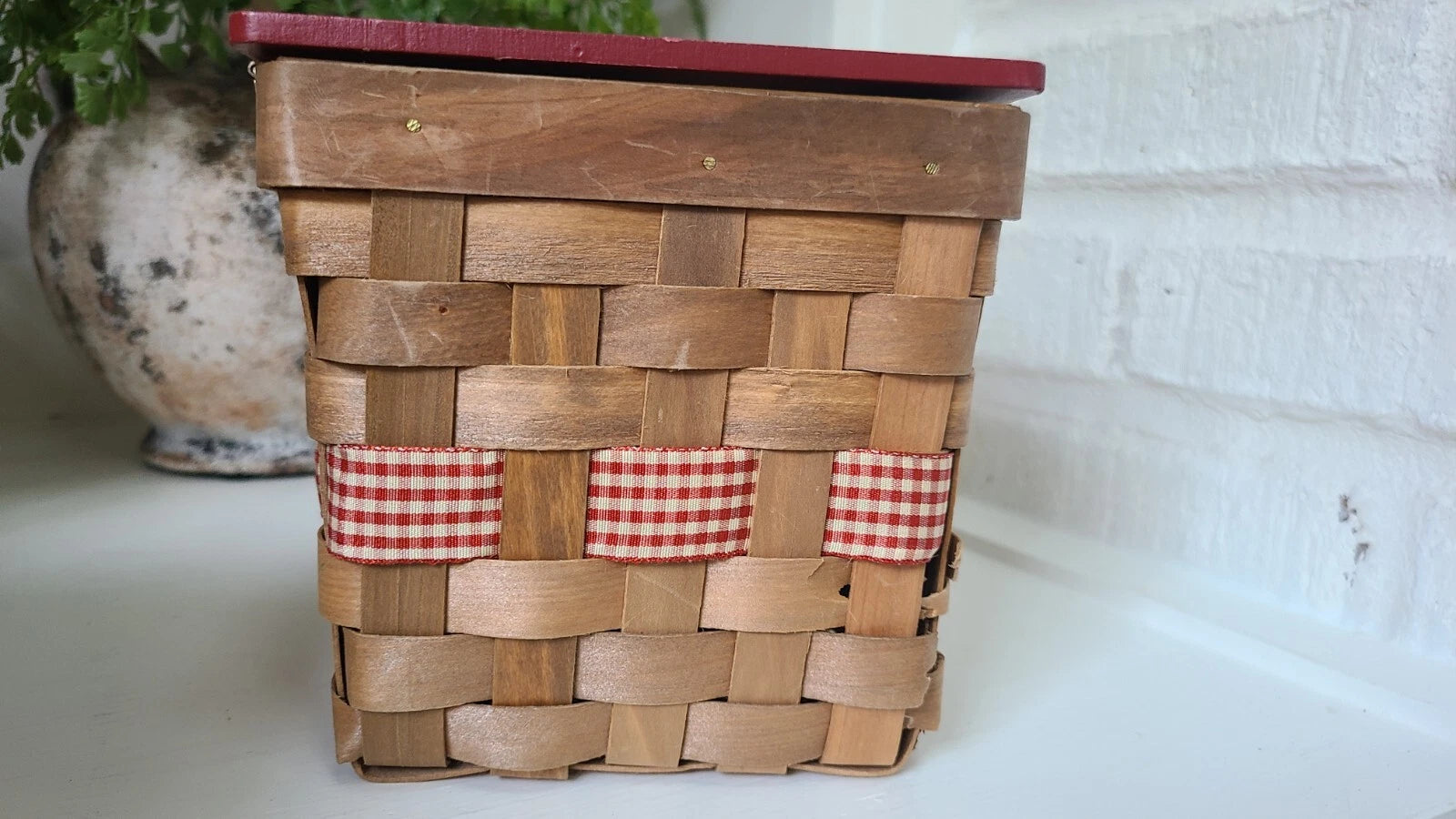 Set Of 2 Red White Star Tissue Box Rectangular & Square Hinged Tissue Box Holder | eBay