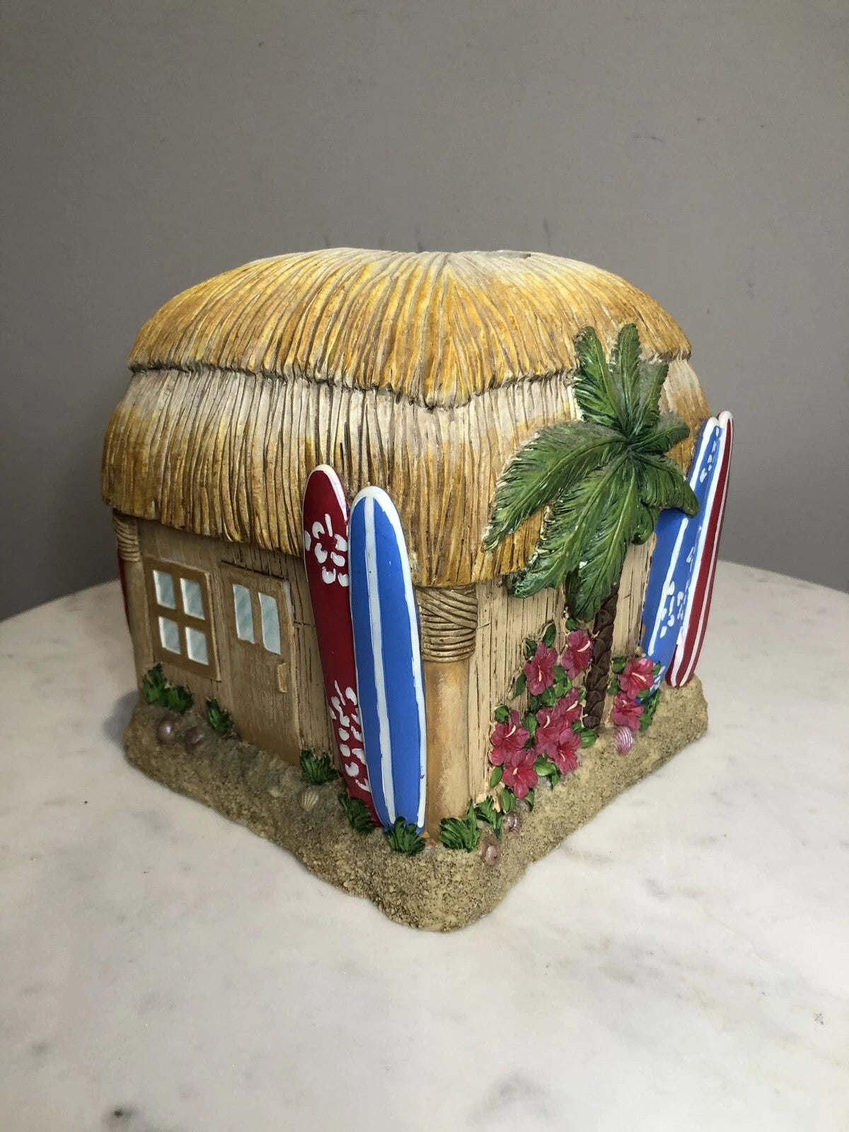 Kahuna Beach Tissue Box Cover Holder Tiki Izsy Bed Bath Beyond | eBay