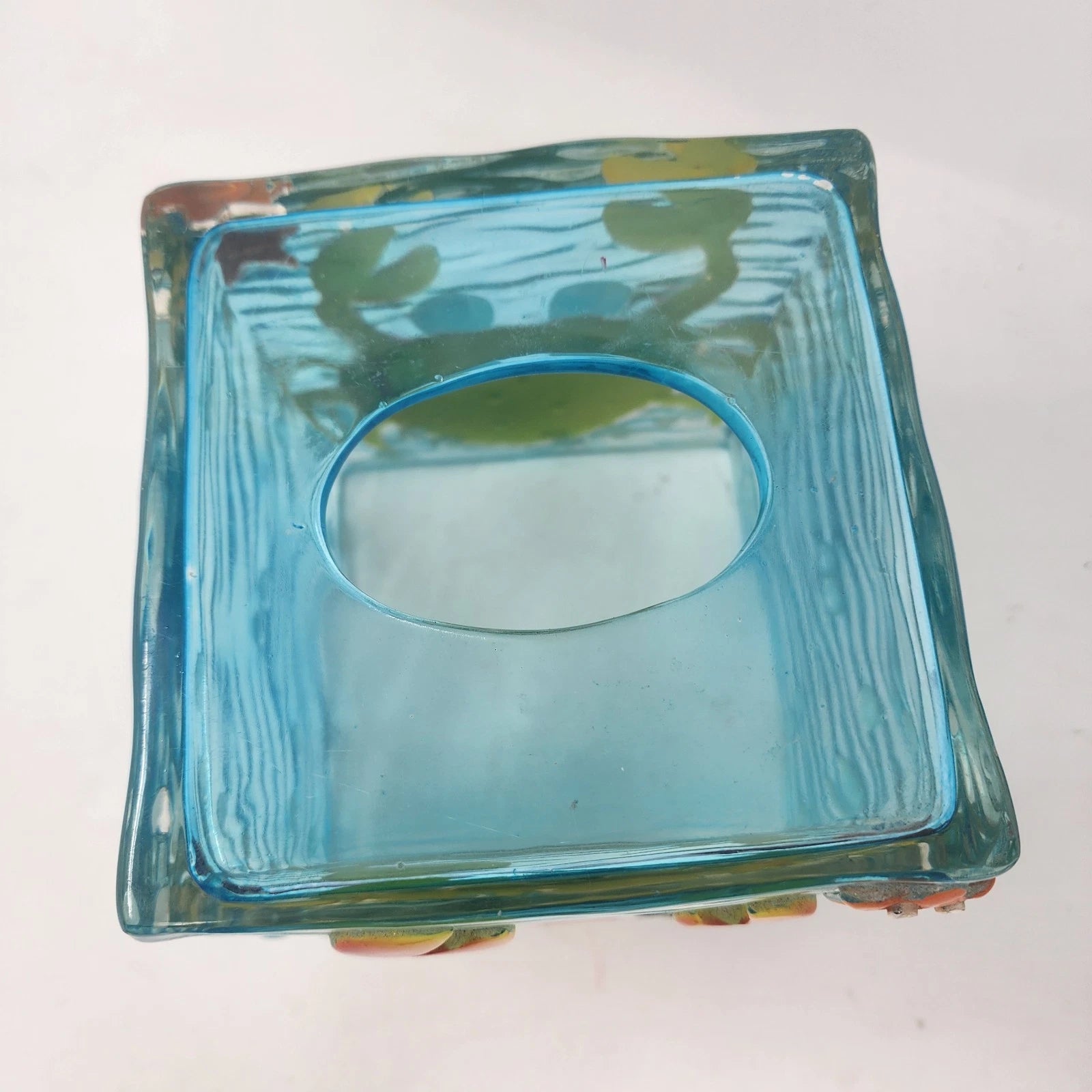 Target Do Your Room Sea Life Blue Acrylic Tissue Box Cover 3D Crab Starfish 6x5 | eBay