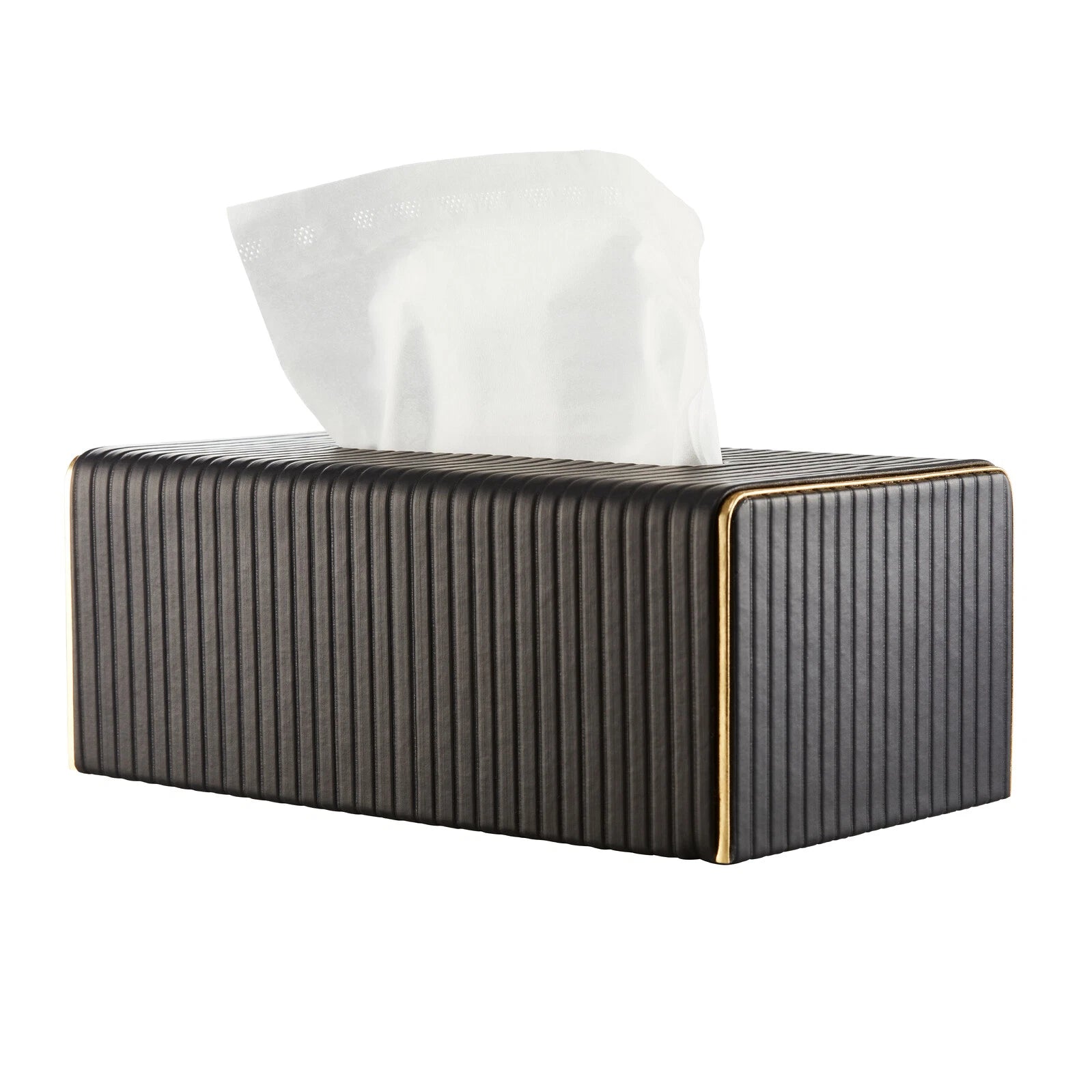 Mornington Black Leatherette Tissue Box Cover Rectangle| Bnb Supplies | eBay