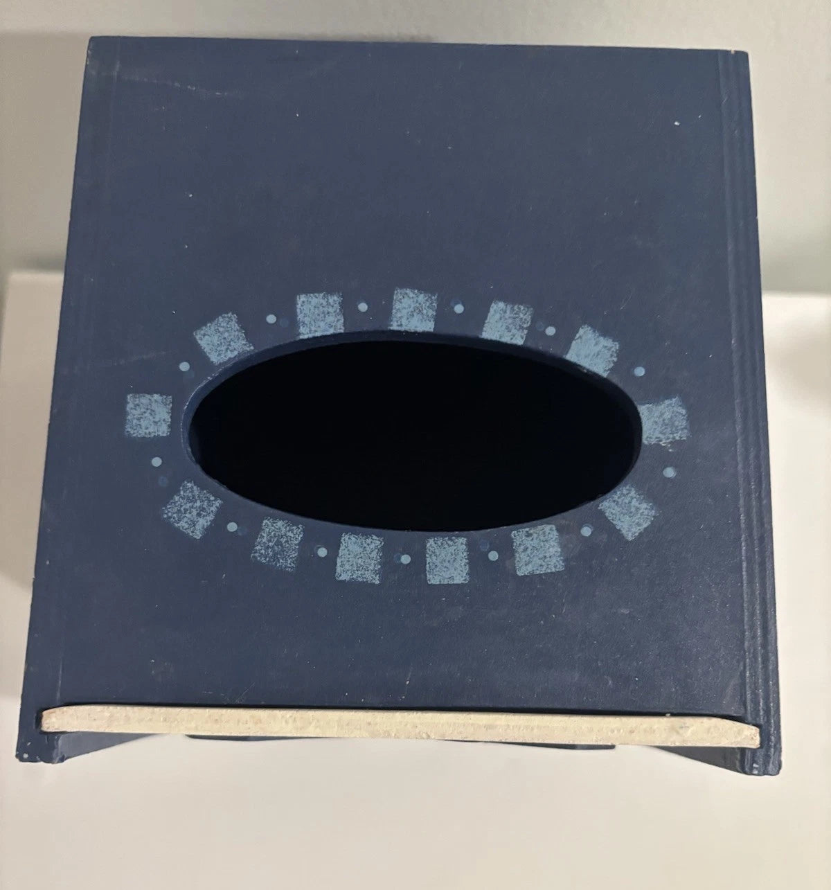 Tissue Box Cover Wooden With Interchangeable Seasonal Panels Country Decor | eBay