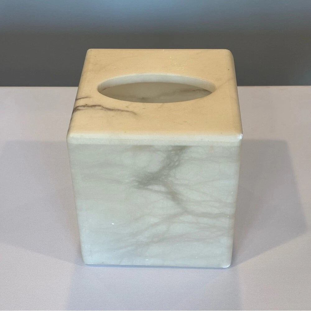LABRAZEL Luxury Tissue Box/Tissue Cover Alisa Cream in Alabaster Made in Italy | eBay