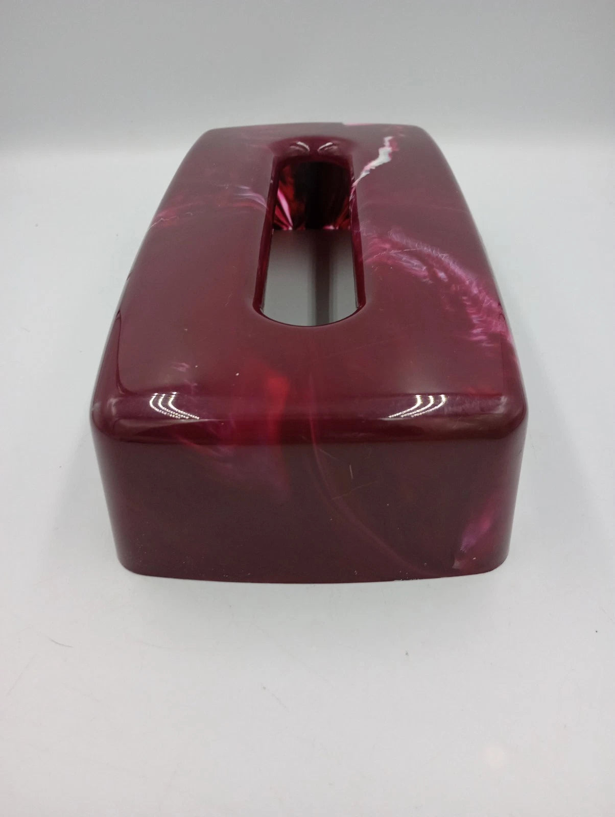 Faux Marble Vintage Acrylic Lucite Plastic Tissue Box Holder Pink Magenta Rose | eBay
