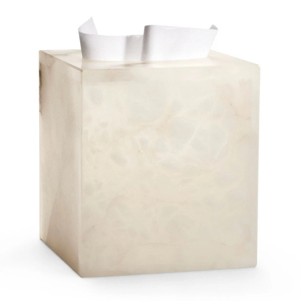 LABRAZEL Luxury Tissue Box/Tissue Cover Alisa Cream in Alabaster Made in Italy | eBay