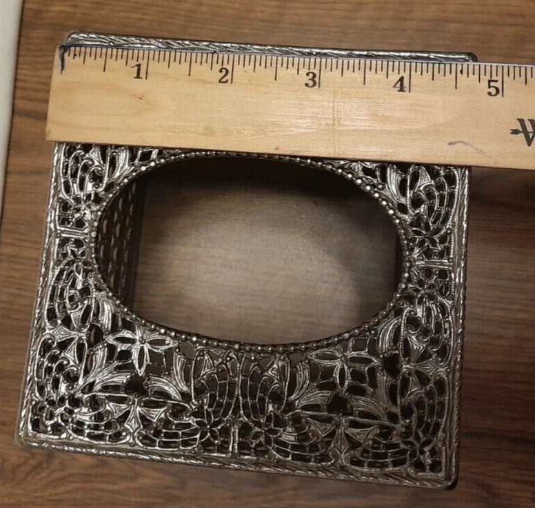 Lot Of 2 Vintage Gold Tone Hollywood Regency Metal Tissue Box Cover Holder | eBay