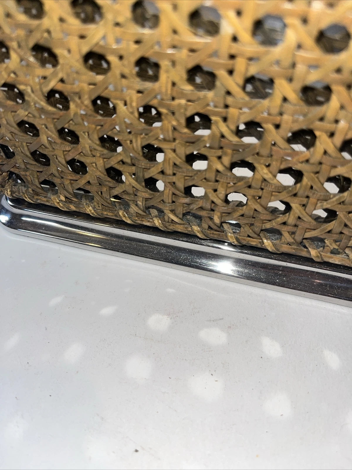 Tissue Holder Box Wicker Bamboo Rattan Cover Woven Square Natural Boho | eBay