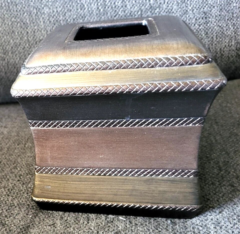 Facial Tissue Box Cover Bronze/Brown Finish | eBay