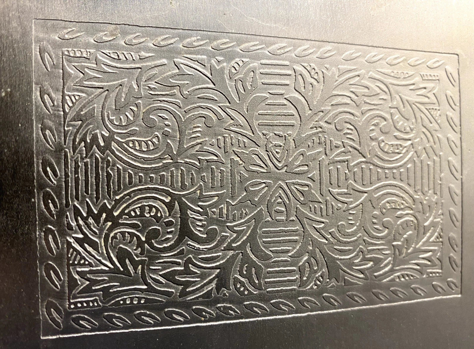 Silver Metal Tissue Box Cover With Design On 2 Sides | eBay