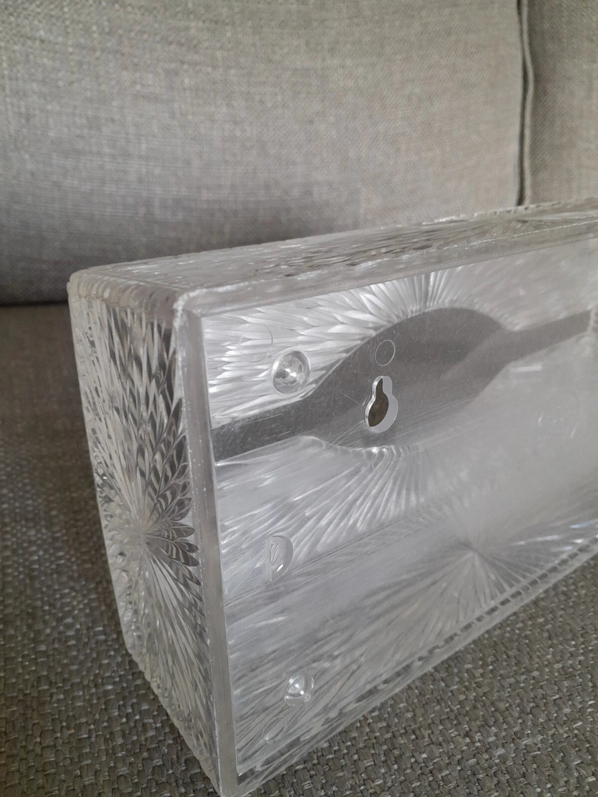 Vintage 1960s Celebrity Tissue Box Holder Starburst Acrylic Lucite Plastic MCM | eBay