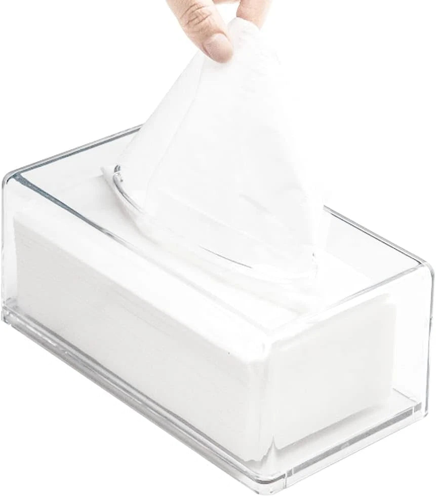 Square Clear Acrylic Tissue Box, Box Covers Rectangular | eBay
