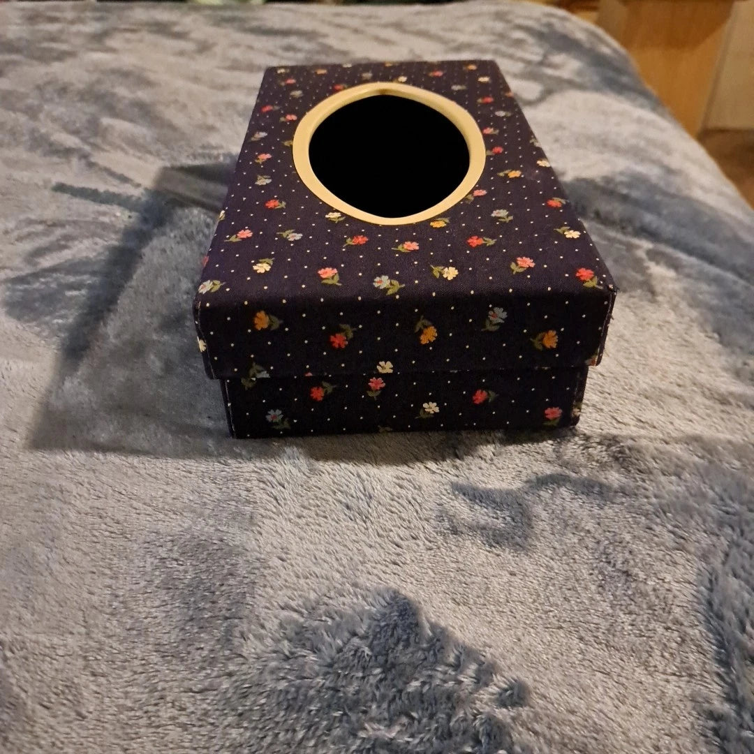 Vintage Tissue Paper Box Cover Rectangle Floral Design 10 X 6 | eBay