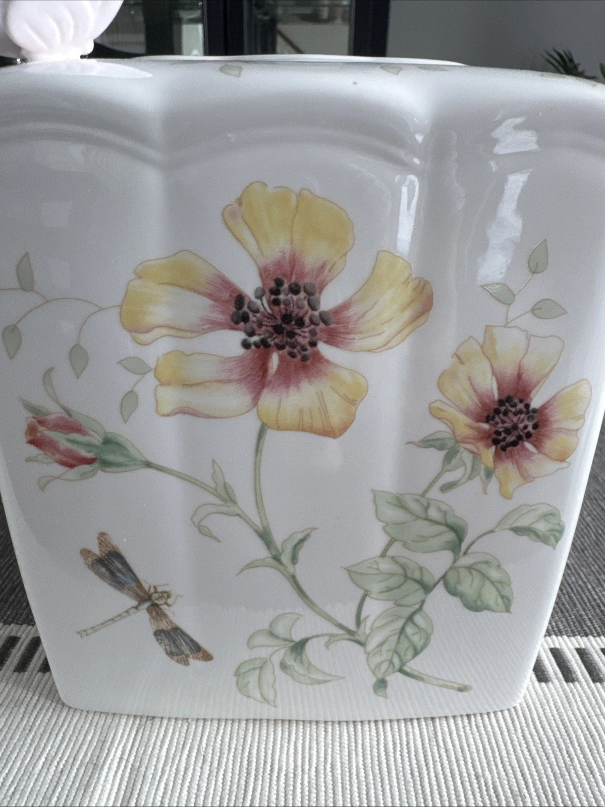 LENOX Butterfly Meadow by Louise Le Luyer Tissue Box Holder Excellent Condition | eBay