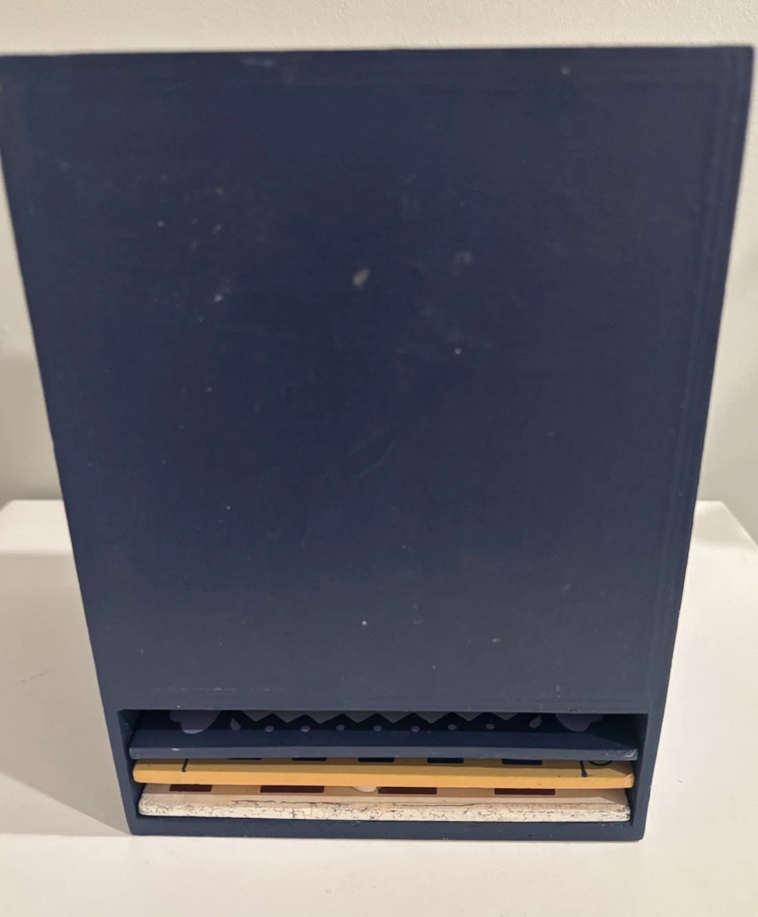 Tissue Box Cover Wooden With Interchangeable Seasonal Panels Country Decor | eBay