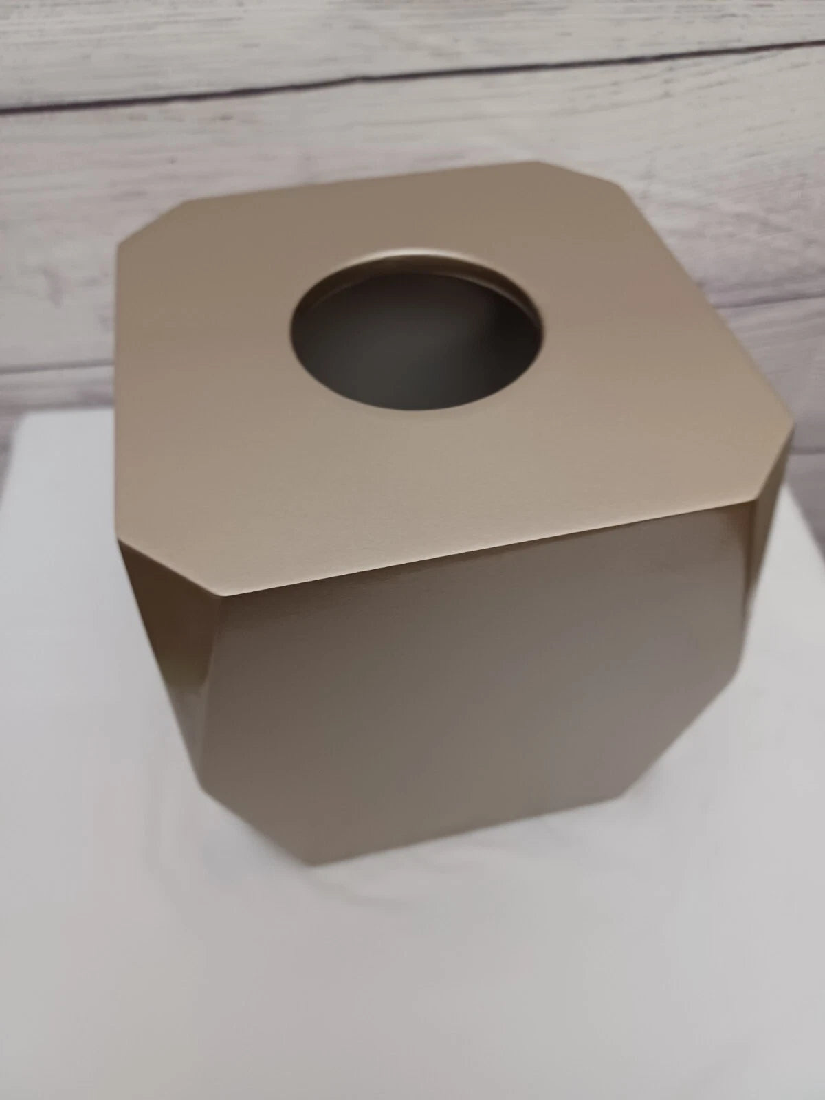 Taymor's Ice Gold Collection Square Boutique Tissue Box Cover | eBay