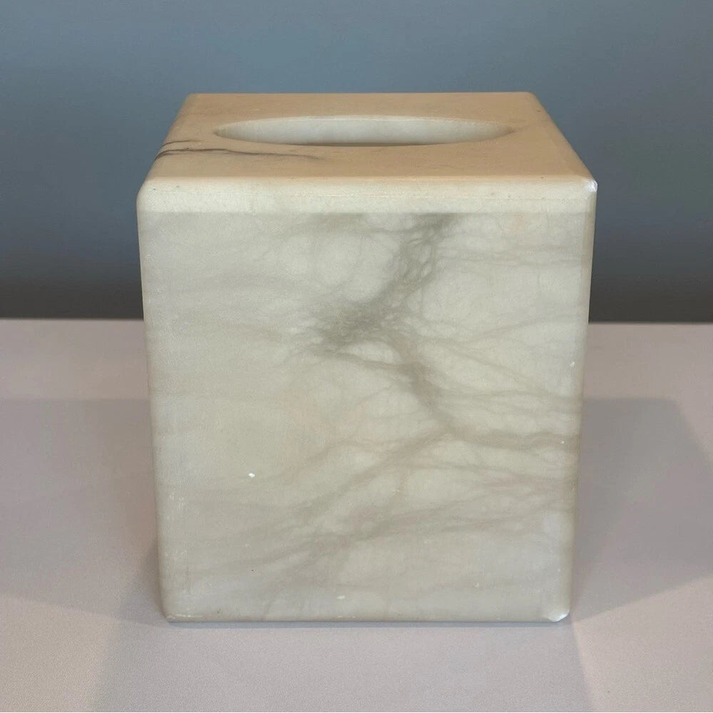 LABRAZEL Luxury Tissue Box/Tissue Cover Alisa Cream in Alabaster Made in Italy | eBay