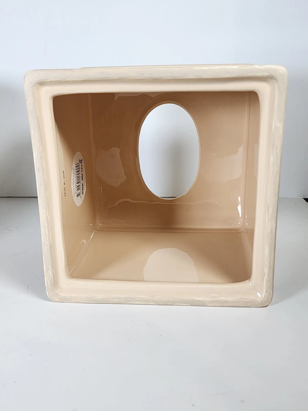 Tissue Box Cover Bathroom Accessories Square Ceramic Facial Kleenex Box Holder | eBay