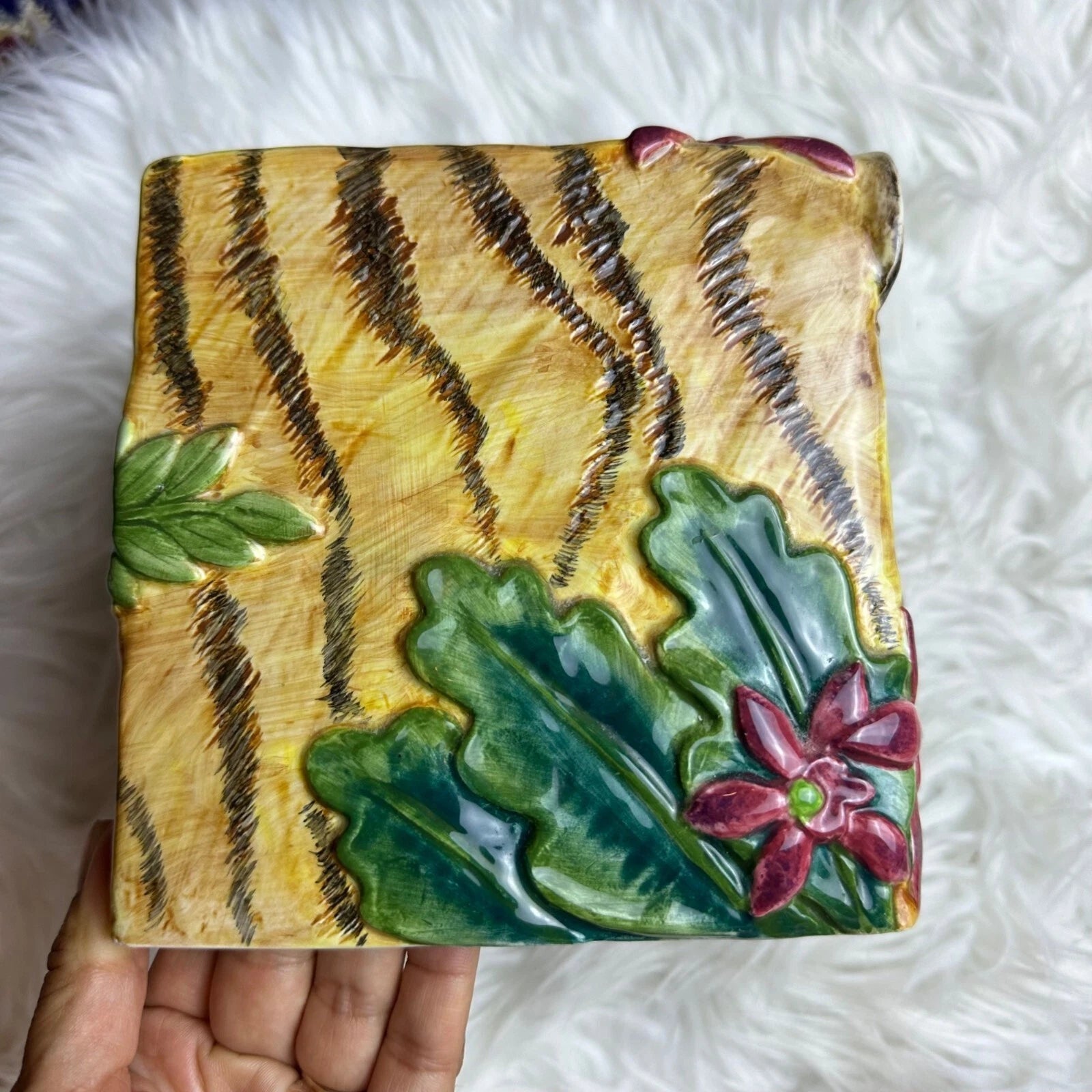 Fitz and Floyd Lion Tissue Box Cover Classics Serengeti Safari Ceramic Jungle | eBay