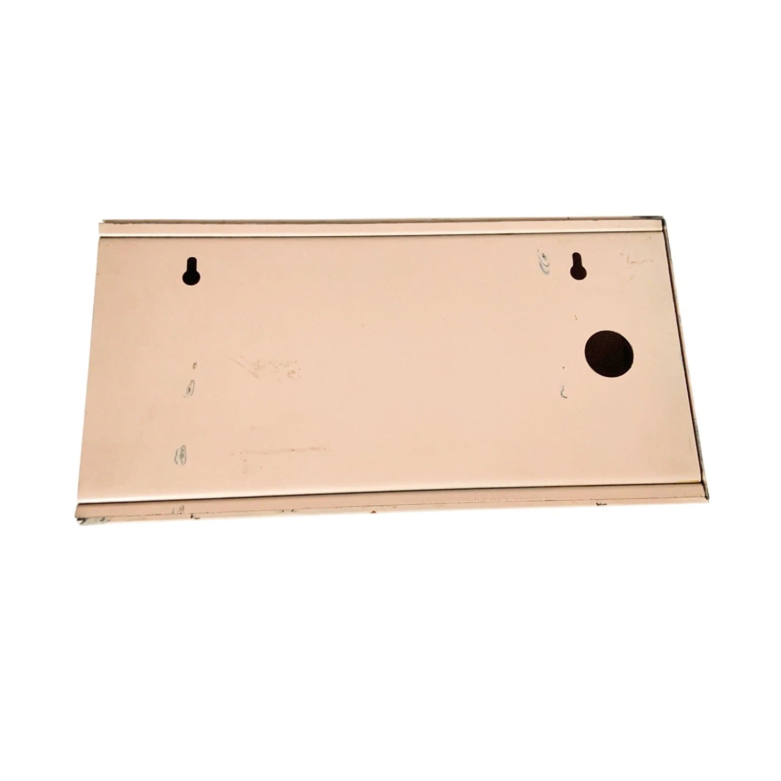 MCM Pink Tissue Box Holder Cover Hand Painted Tole Ware Metal Vanity Bath Vtg | eBay