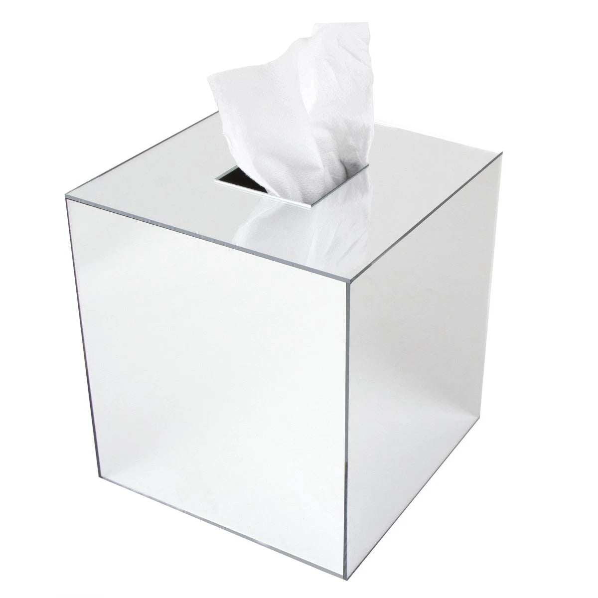 Jackcubedesign Overall Acrylic Mirror Square Tissue Box Cover Holder N | eBay