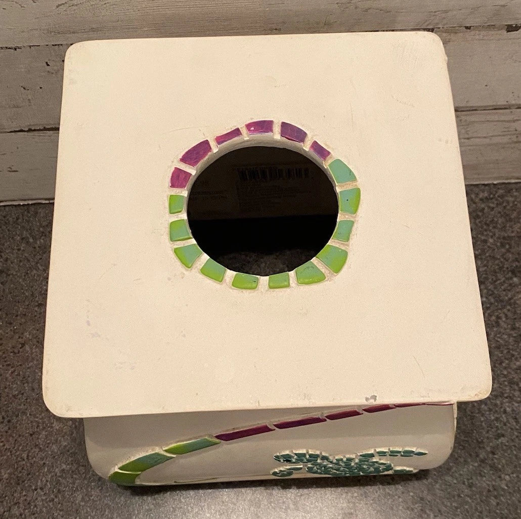 Expressions Fish Fantasy Ceramic Hand Painted Tissue Box | eBay