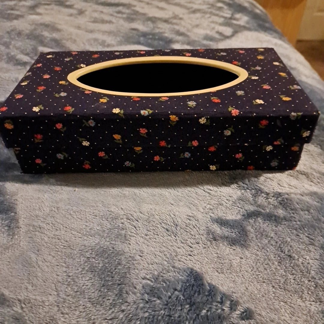 Vintage Tissue Paper Box Cover Rectangle Floral Design 10 X 6 | eBay