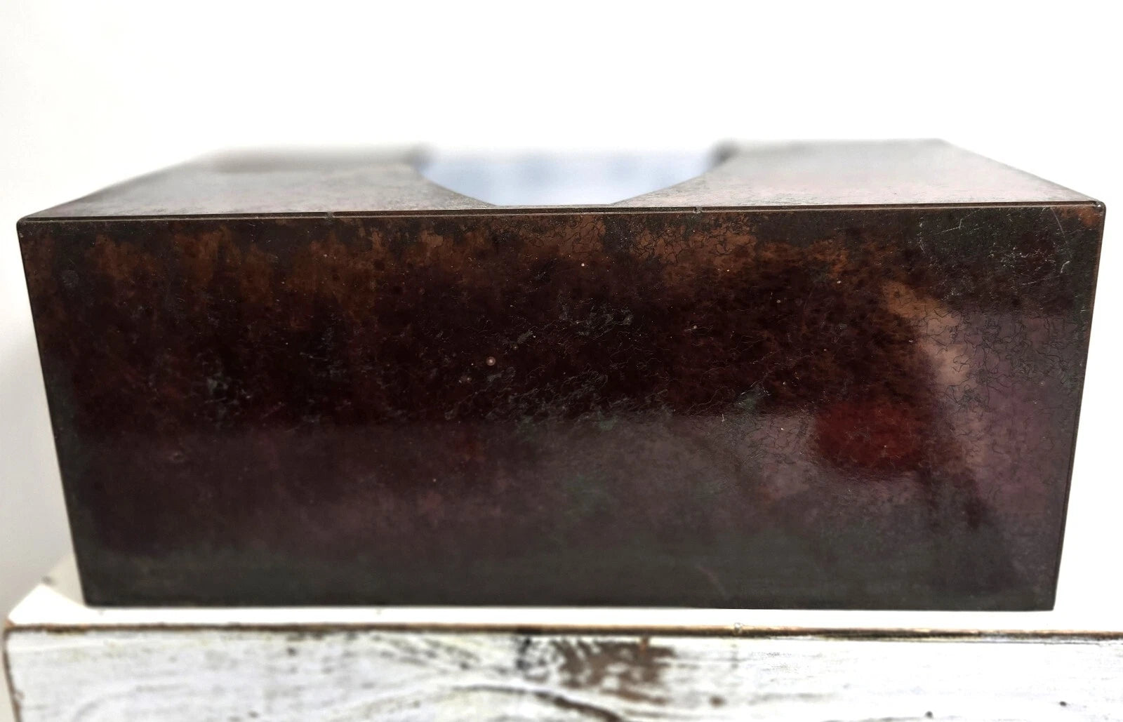 RUSTIC COPPER TONE METAL COWBOY/RANCH/WESTERN INSPIRED TISSUE BOX HOLDER | eBay