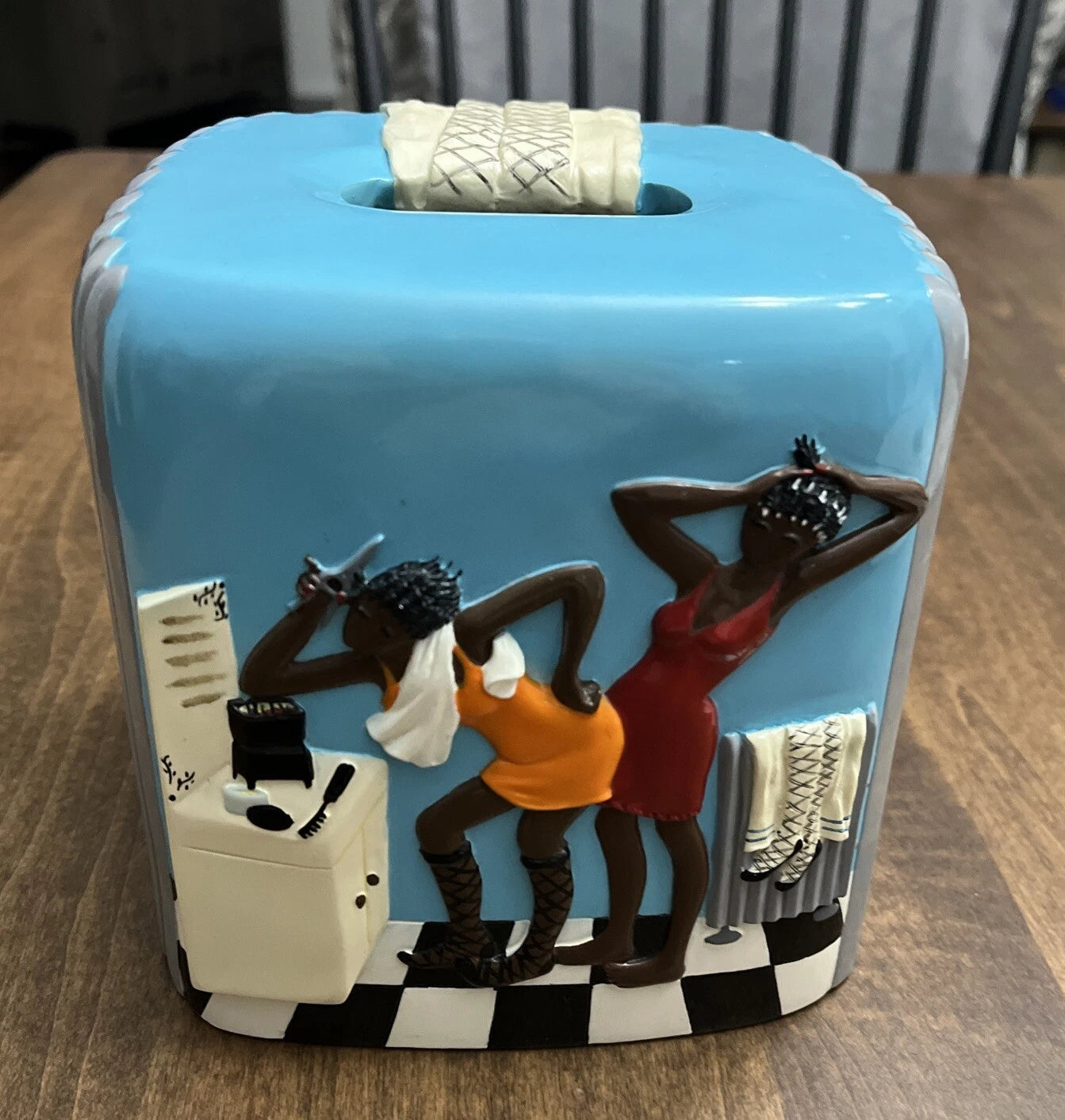 Sass n Class Annie Lee Primpin 2003 Square Tissue Box Cover #6240 | eBay