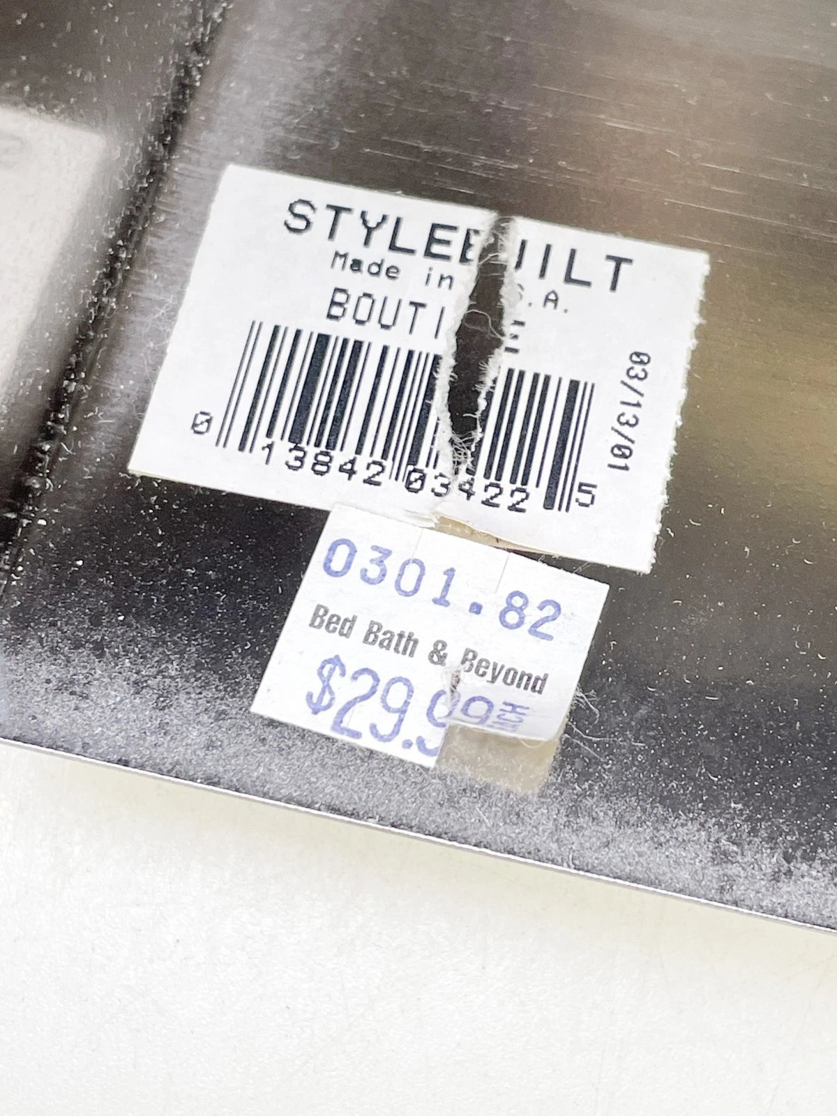 Metal Tissue Box Holder Two Tone Silver Gold Square Vtg USA | eBay