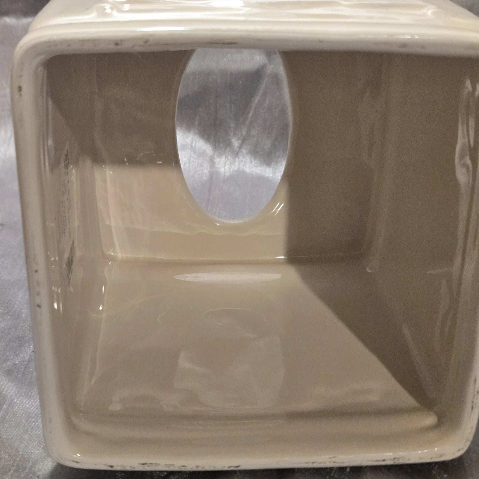 Crosscil TISSUE BOX COVER CASSIS CERAMIC FLORAL 6x6x6" | eBay