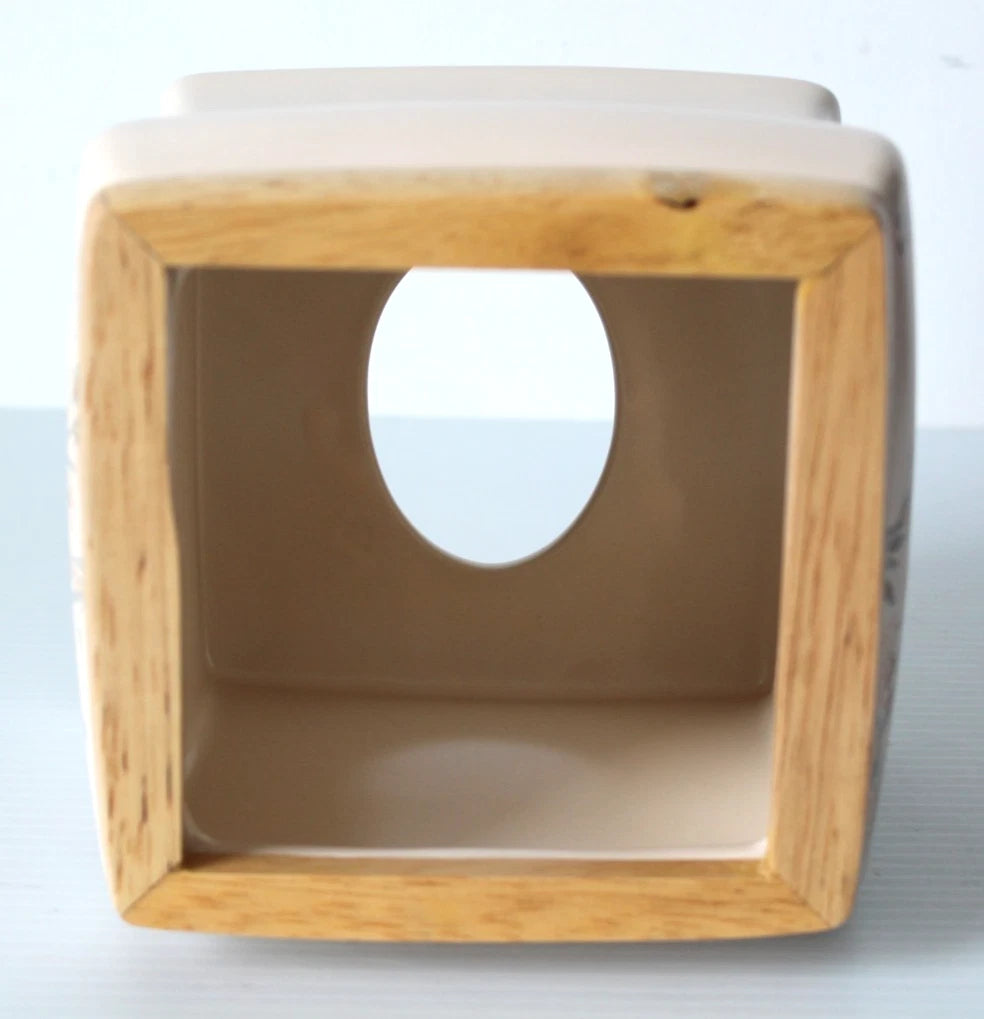 Joseph Abboud Nepal Bamboo Tissue Box Cover Asian Beige Ceramic Holder NBM58NAT | eBay