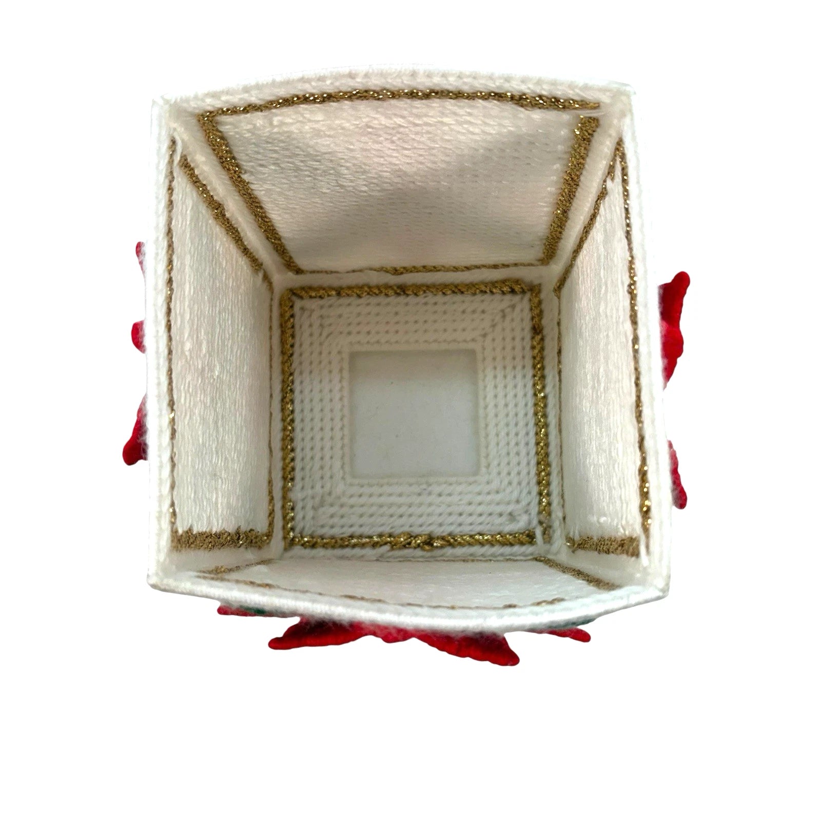 Vintage Plastic Canvas Needlepoint Christmas Square Tissue Cover Box Lot of 2 | eBay