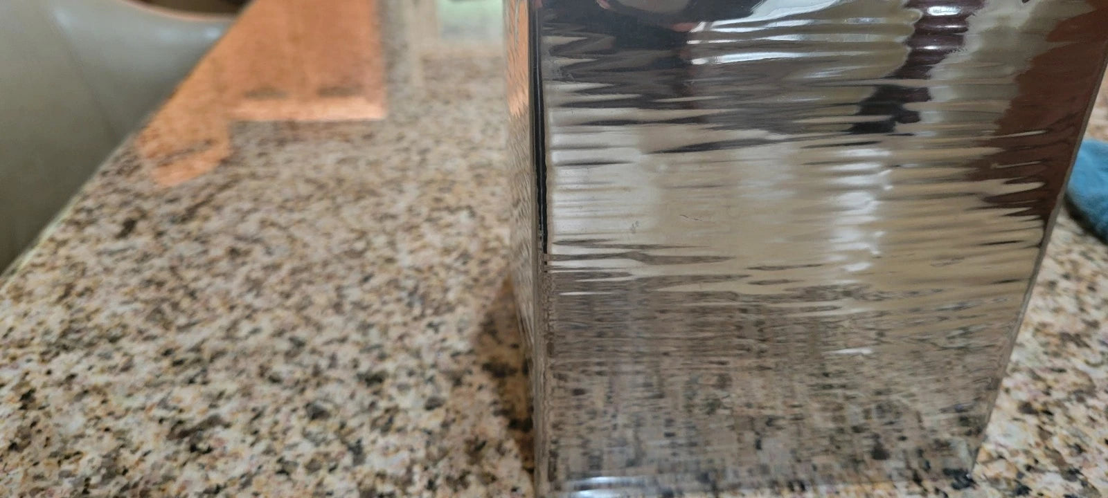 HOTEL COLLECTION Textured Silver Metal India Boutique Tissue Box Cover SEE PICS | eBay