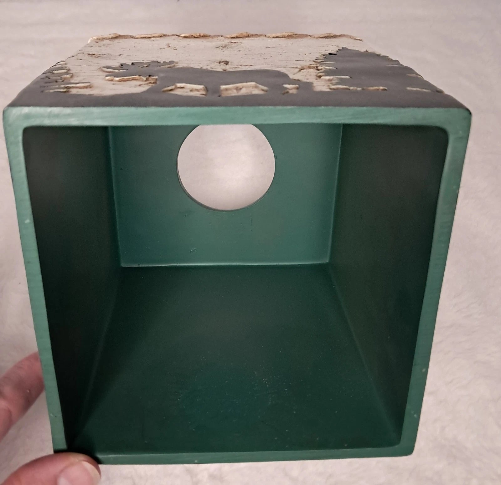 Bear And Moose Birch Cabin Tissue Box Cover Heavy Rustic Nature Country Woods | eBay