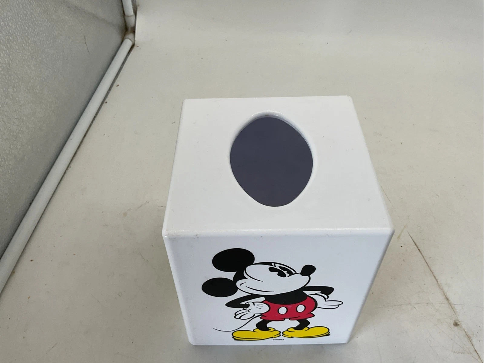 Vintage Walt Disney Mickey Mouse Tissue Box Cover Holder Square Plastic 6x5x5” | eBay