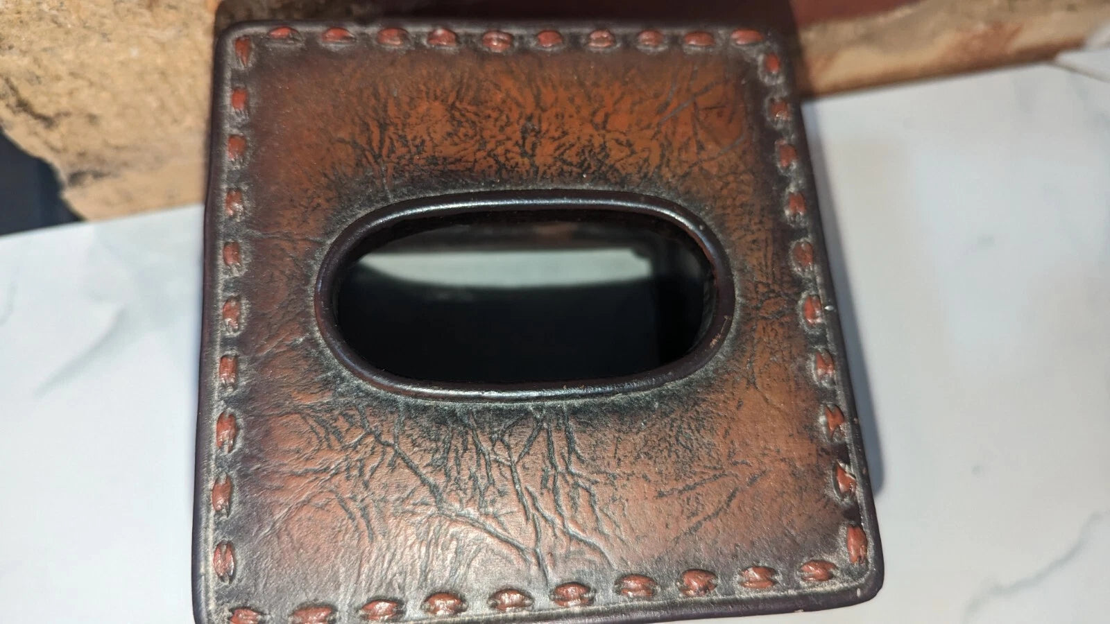 Rustic Western Wild Horses W/Gold Patterns Tissue Cover & Western Themed Frame | eBay