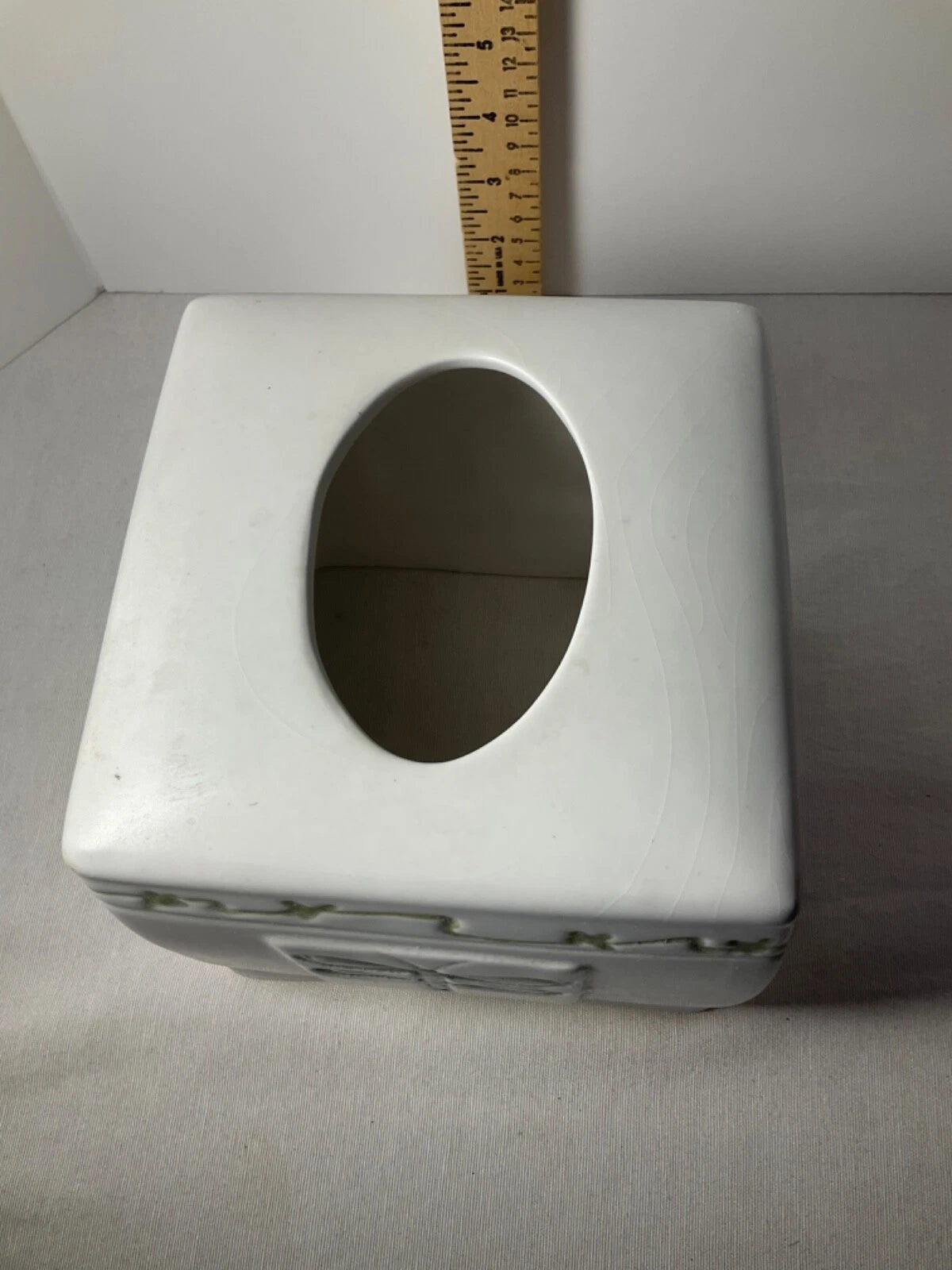 Ceramic decorative, tissue cover, square shape flaws | eBay