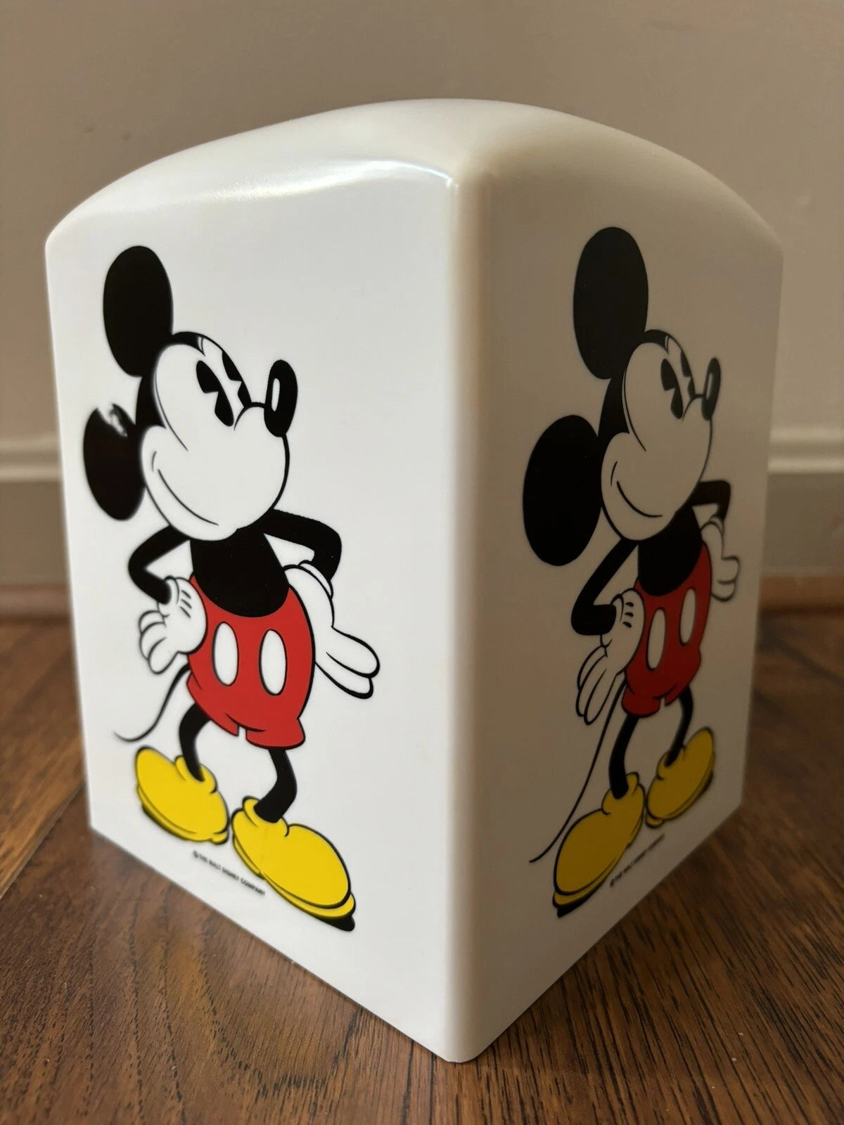 Vintage Disney Classic Mickey Plastic Square Tissue Box Cover Holder | eBay